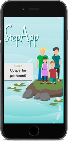 StepApp-sovellus ohjaa uusperheen aikuiset, lapset ja nuoret kohti toimivampaa perhettä