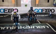 BMX-pyöräilyä GoExpossa. Kuva: Messukeskus