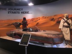 Landspeeder, length 4.3 metres. Picture: World Touring Exhibitions