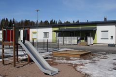 Daghemmet Esikon päiväkoti i Korsnäståget har i början av året utvidgats med volymelement. Bild: Vasa stad / Susanna Saari