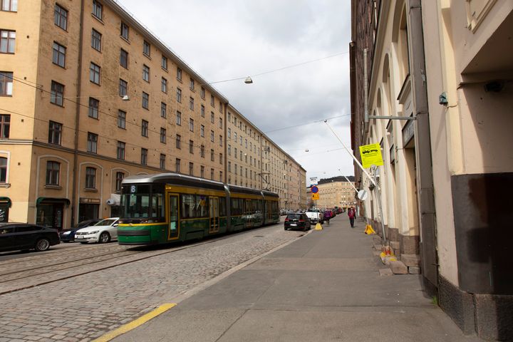 Caloniuksenkatu kevll 2020. Kuva: Helsingin kaupunki / Daniel Helander