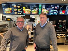 McDonald’s-yrittäjä Hannu Summanen ja McDonald’s-yrittäjä Vesa Särkkä
