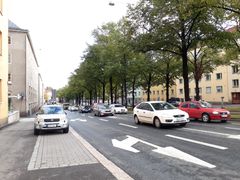 Mäkelänkadun liikennettä kesällä 2017. Kuva Helsingin kaupunki.