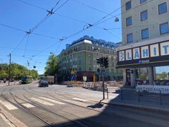 Mannerheimintien ja Runeberginkadun risteys, kuva: Louhintahiekka Oy