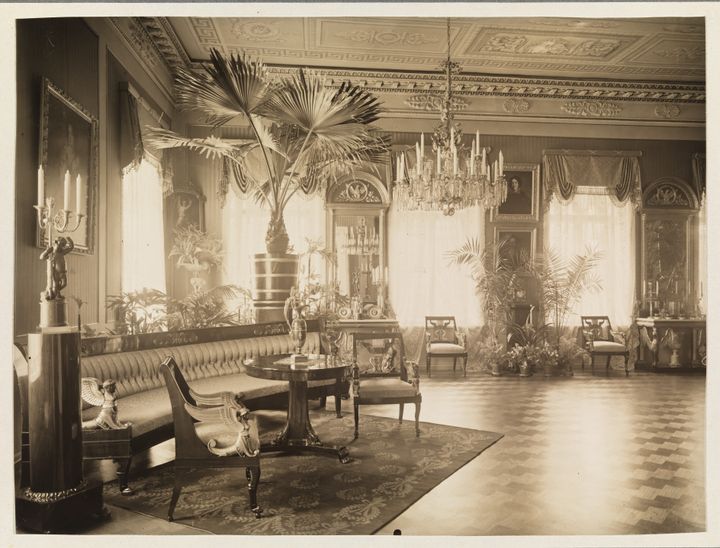 Empiresali, 1910-luvulla. Kuva: Signe Brander. Museovirasto.