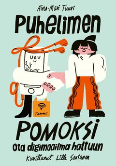 Viekö digilaite sinua? Kutsuuko se koko ajan piippauksillaan? Houkuttelee se katsomaan uusia sisältöjä, vaikka sinun piti tehdä jotain ihan muuta? Ei hätää! Lue tämä kirja, ja sinusta tulee puhelimen pomo! Kansi: Lille Santanen