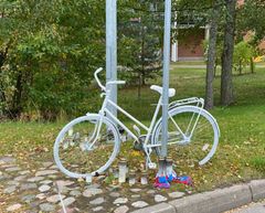 Ghost-bike. Kuva: Janne Saarikoski.