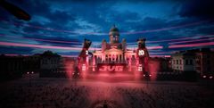 Vappuaaton virtuaalista ohjelmaa, Havis Amandan patsaan lakitusta ja rap-duo JVG:n keikkaa, seurasi noin 700 000 katsojaa. Kuva: Zoan Oy.