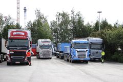 Arkistokuva, ei liity avattuun kohteeseen: Raskaan liikenteen taukopaikka Keimolanportissa.