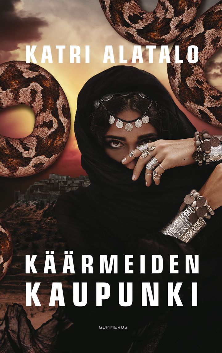 Katri Alatalo: Käärmeiden kaupunki (kansi: Laura Noponen)