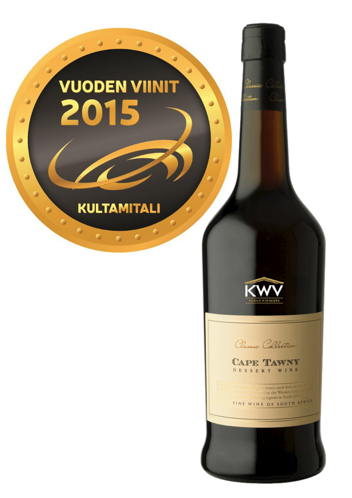 KWV Classic Collection Cape Tawnylle kultaa Vuoden viinit 2015 -kilpailussa