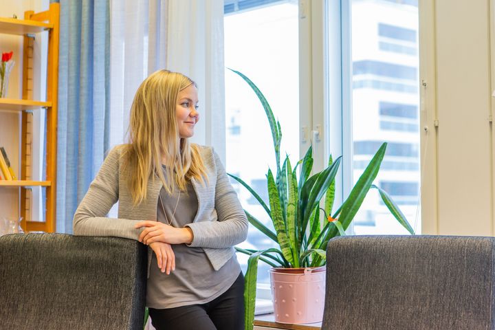 Serviceenhetschef Jaana Kurki. Foto: Jukka Vähälummukka