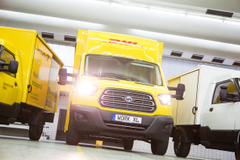 The StreetScooters used by Deutsche Post DHL for their day-to-day delivery service must be reliably charged. Together with its project partners, e2m developed solutions for optimised power procurement and energy use at its logistics sites in the framework of the TRADE EV project. Source: Streetscooter Work XL DHL, www.streetscooter.com