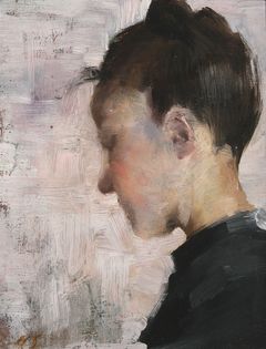 Helene Schjerfbeck: Naisprofiili (1884), kuva: Erkki Salminen