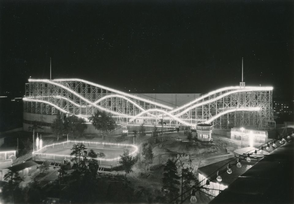 Vuoristorata Linnanmäki, 1950-luku