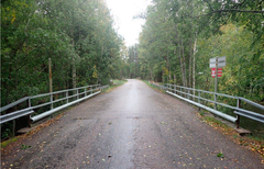 Pippurin silta sijaitsee Padasjoen ja Kuhmoisen kuntarajalla.