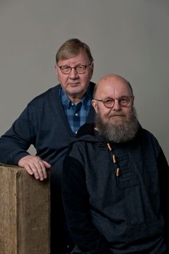 Kalevi Virtanen (vas.) ja Pekka Y. Hiltunen