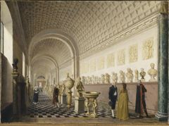 Pehr Hilleström (1732‒1816)
Kuninkaallisen museon sisempi galleria, Tukholman linna, 1796
Inre galleriet I Kongligt Museum, Stockholms slott, 1796
The Inner Gallery of the Royal Museum at the Royal Palace, Stockholm.