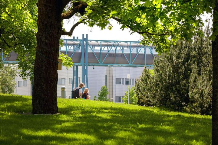 Tampereen yliopiston keskustakampus. Kuva: Marko Kallio / Skyfox