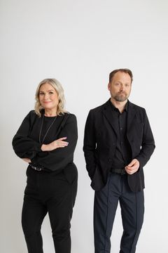 Teija Sääksmäki ja Petri Nupponen. Kuva: E.Ahlström.