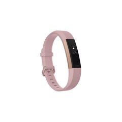 Fitbit Alta HR Special Edition -mallistosta löytyy hennon pinkki ranneke, 22k ruusukultaisella mittariosalla.