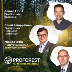 Proforest-tapahtumassa 12.-13.5. ajankohtaisia paneelikeskusteluja ja huippupuhujia!