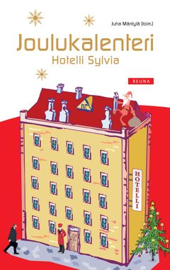 Vuoden 2020 Joulukalenteri-kirja Hotelli Sylvia. Kansi Jaana Rautio.