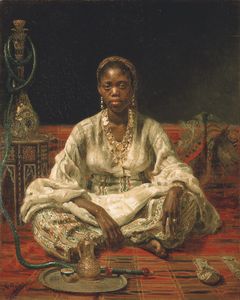 Ilja Repin: Musta nainen (1875–1876). Venäläisen taiteen museo, Pietari. Kuva © State Russian Museum, St. Petersburg.