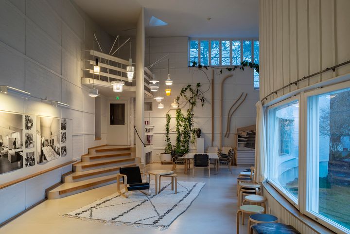 Alvar Aallon ateljee (1954-55, 1962-63), Helsinki. Kuva Maija Holma, Alvar Aalto -säätiö.