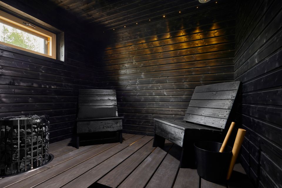 Designtalo Villa Kungen sauna