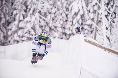 Joni Saarinen dominoi junioreiden aikalaskua. Red Bull Content Pool, Victor Engström