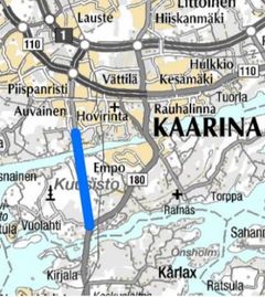 En ny vägförbindelse mellan Kurkela och Kustö