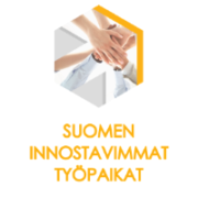 Suomen innostavimmat työpaikat -logo