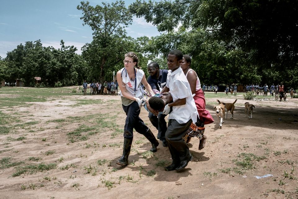 Evakuointi Malawissa 