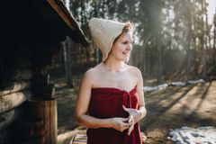 Huovutetut saunahatut kuuluvat virolaiseen saunahetkeen. Kuva: Visit Estonia