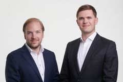 Voltan's key personnel, CEO and partner Miikka Lemmetty (left) and partner Richard Cawén. Both have international experience in energy, finance and management consulting.