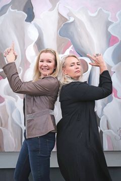 Leena Lundell ja Johanna Oras