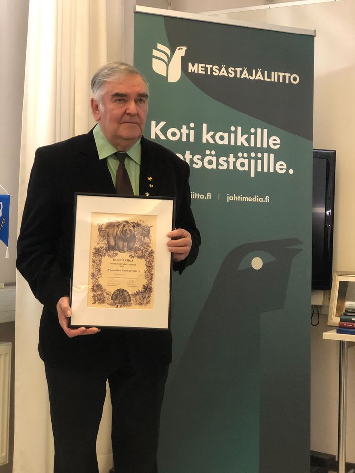 Orimattilan Eränkävijät, puheenjohtaja Pertti Oksanen