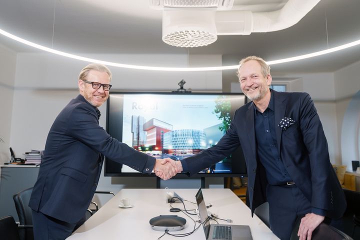 Jyrki Keinänen, AINS Group ja Matti Anttila, AW2