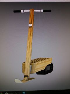 A design image by Harri Koskinen of the winner of the MPIDEA 2019, the snow scooter eLyly.