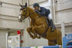 Horse Fair 2014 estekilpailussa oli mukana mm. Sanna Backlund. Kuva: Messukeskus