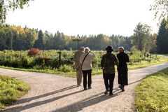 Keskuspuiston virkistys- ja kulttuuri -illassa teemoina ovat ihminen, virkistys, sosiaaliset ja kulttuuriset arvot ja se, miten niitä voidaan edistää. Kuva: Keskuspuistoarkistot-äänikävely, m-cult 2020, Kuvaaja Jaime Culebro.