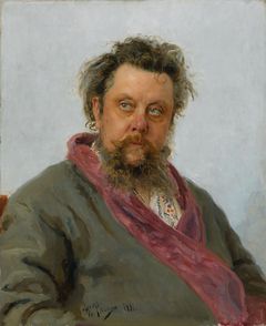 Ilja Repin: Säveltäjä Modest Musorgskin muotokuva (1881). Tretjakovin galleria. © Tretjakovin galleria, Moskova