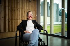 Tampereen yliopiston Vuoden Alumni 2023 Salla Eckhardt. Kuva: Riku Niemi / Videolle