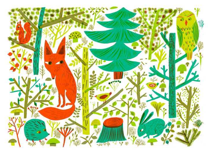 Matti Pikkujämsän Habitareen luoman Habi Kids -alueen teemana on Pohjois-Suomesta kotoisin olevalle kuvittajalle rakas ja inspiroiva metsä. Pikkujämsän metsän keskellä on iso pöytä, jonka ympärillä puuhataan ja tutustutaan tuntemattomiin vierustovereihin.