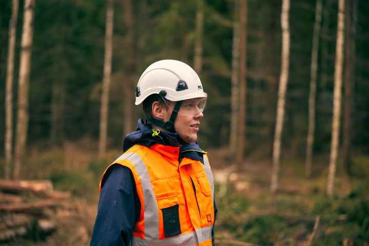 Stora Enso viettää maailmanlaajuista turvallisuusviikkoa ja se näkyy muun muassa monilla korjuutyömailla ympäri Suomea.