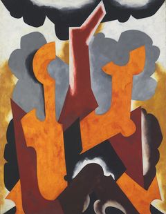 Natalia Goncharova: Kylpijät (1922). Tretjakovin galleria. © Tretjakovin galleria