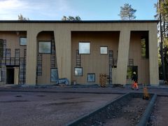 Gäddviks nya biblioteksbyggnad