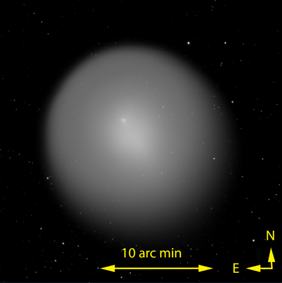  Comet Holmes observed at the Hankasalmi Observatory, Finland 2007