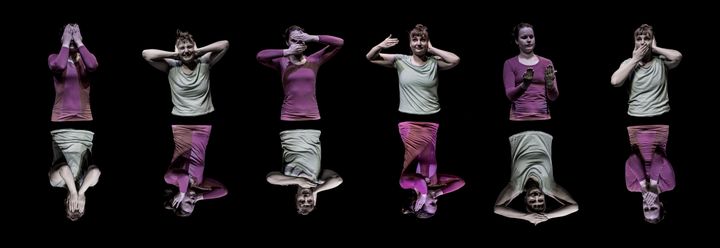 Dance Theatre Auraco’s The Why Mix wonders about the secrets of body language with children and adults. The performance premieres at Annantalo on 1 December. Photo: Minna Hatinen.